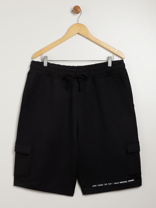 Bermuda Cargo Plus Size Masculina PRETO