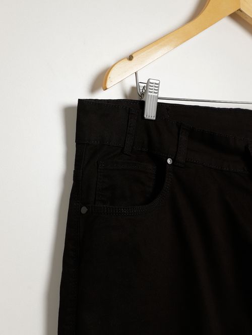 Calça Sarja Plus Size Masculina PRETO
