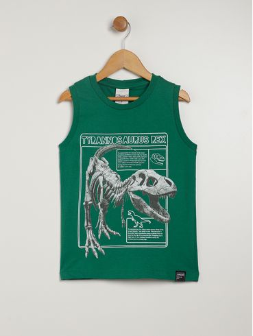Camiseta Regata Infantil Para Menino - VERDE