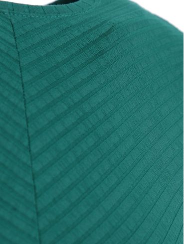 Blusa Cropped Manga Curta Feminina VERDE