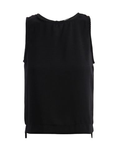 Blusa Regata Crepe Feminina PRETO