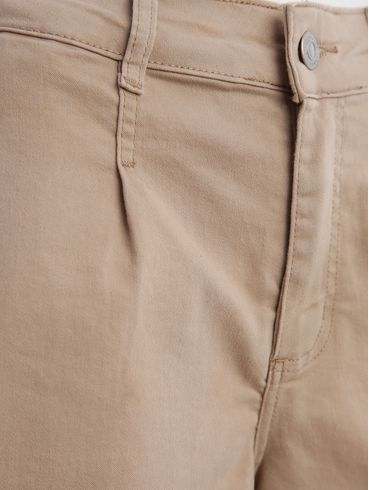 Short Sarja Sawary Feminino BEGE