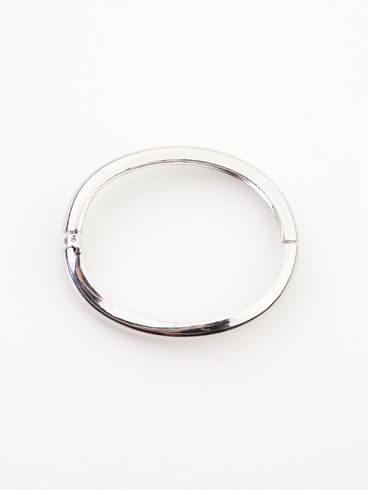 Bracelete Rígido Oval PRATA