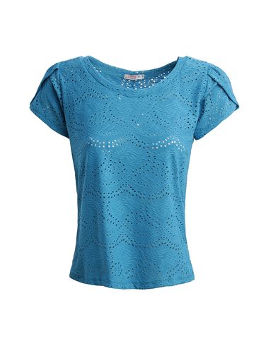 Blusa Manga Curta Feminina AZUL