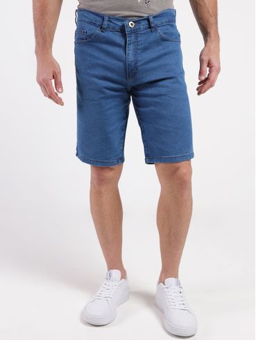 Bermuda Jeans Masculina AZUL