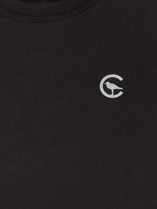 Blusa com Proteção UV Juvenil Para Menina - PRETO