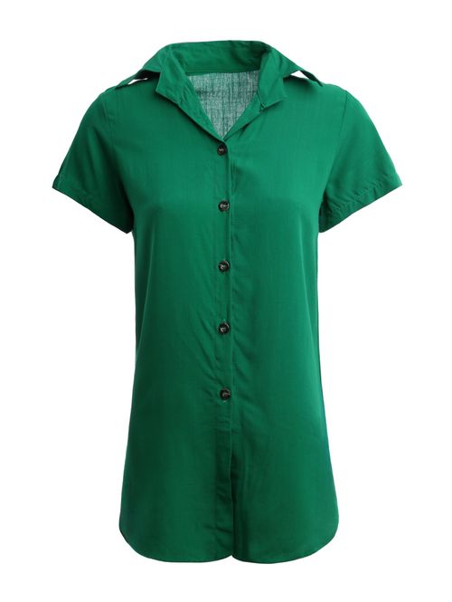 Camisa Alongada Feminina VERDE