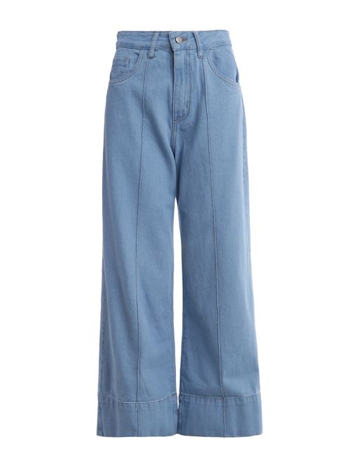 Calça Jeans Pantacourt Feminina AZUL