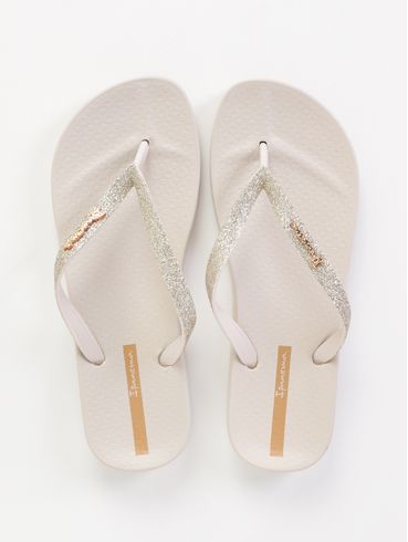 Chinelo Anatomica Glitter Ipanema Feminino BEGE