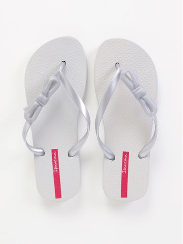 Chinelo Belle Mood Ipanema Feminino CINZA/PRATA/VERMELHO