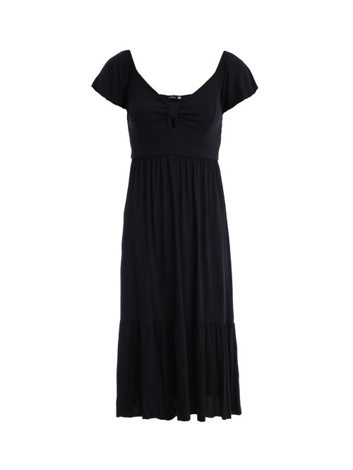 Vestido Midi Autentique Feminino PRETO