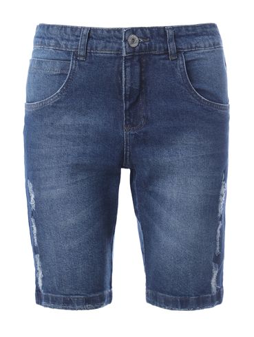 Bermuda Jeans Masculina AZUL