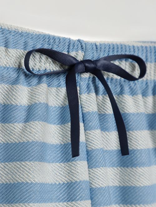 Bermuda Moletinho Juvenil Para Menino - AZUL