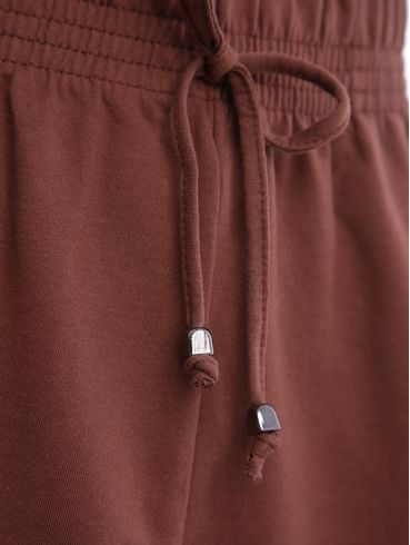 Short Moletinho Feminino MARROM