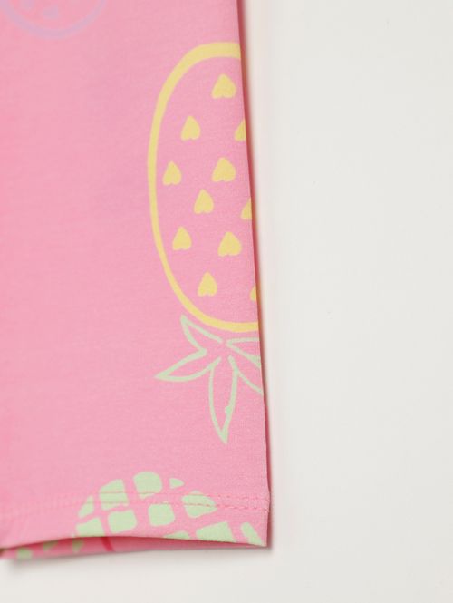 Bermuda Infantil Para Menina - ROSA