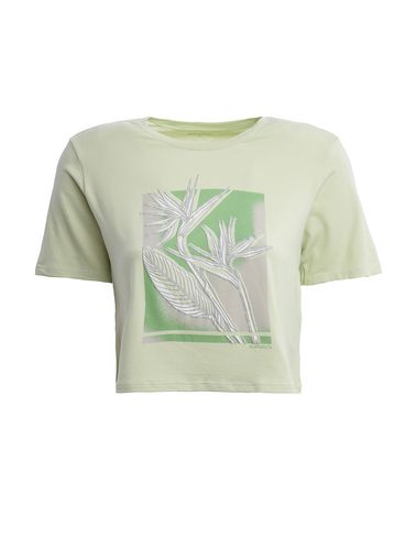 Blusa Cropped Manga Curta Feminina VERDE CLARO