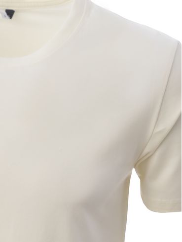 Camiseta Básica Manga Curta Masculina OFF WHITE