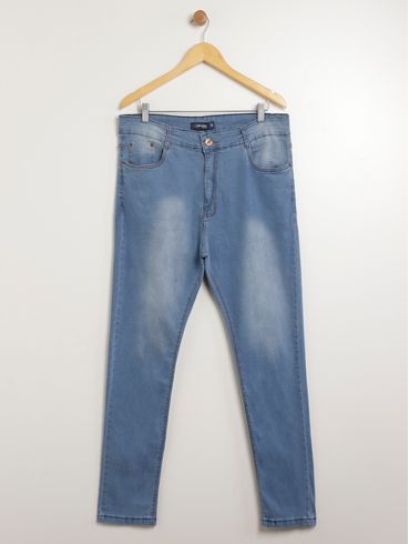 Calça Jeans Plus Size Masculina AZUL