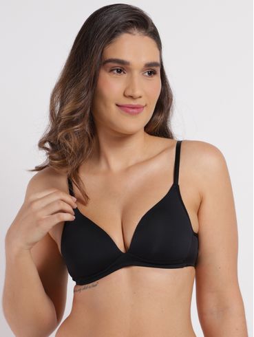 Sutiã Com Bojo Feminino PRETO