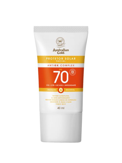 Protetor Solar Facial FPS70 Australian Gold UNICO
