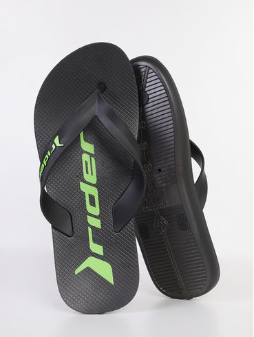 Chinelo Feel Rider Masculino PRETO