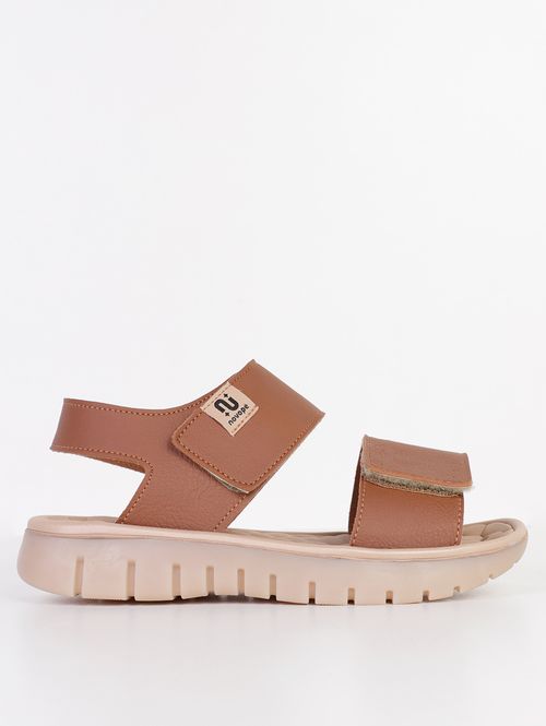 Sandália Juvenil Para Menino - MARROM