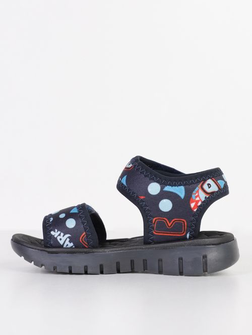 Sandália Baby Led Infantil Para Bebê Menino - MARINHO