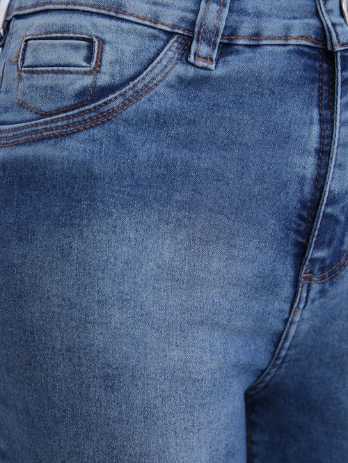 Calça Jeans Cigarrete Feminina AZUL