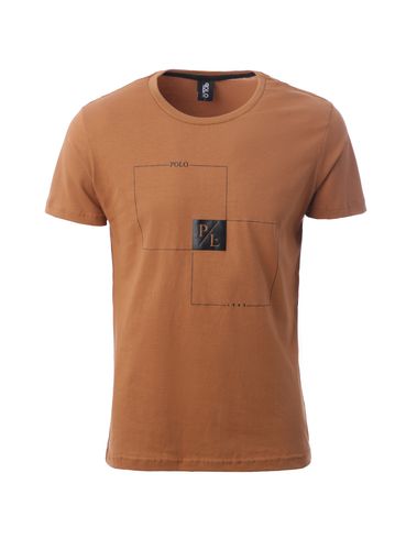 Camiseta Manga Curta Masculina MARROM