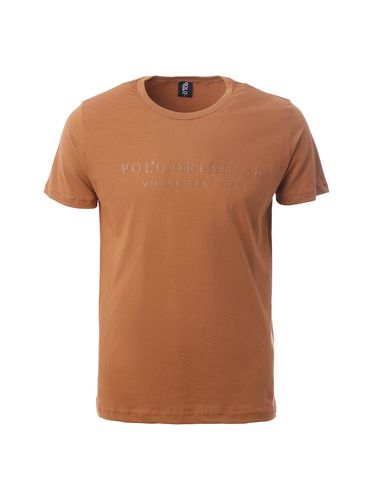 Camiseta Manga Curta Masculina MARROM
