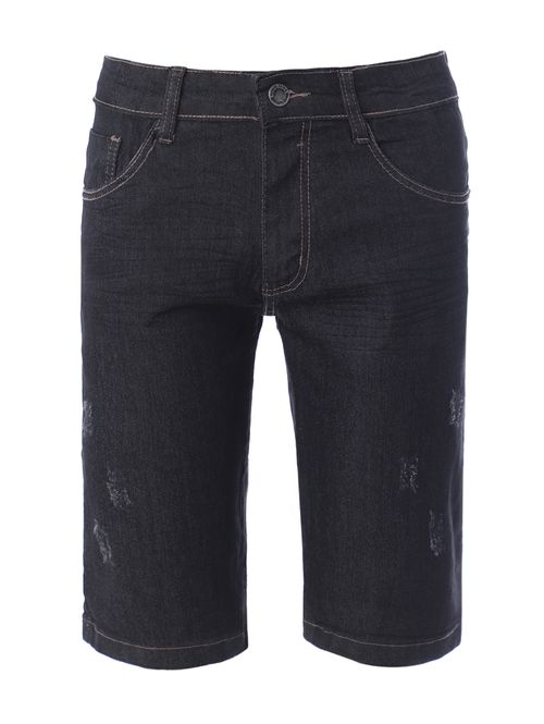 Bermuda Jeans Masculina PRETO