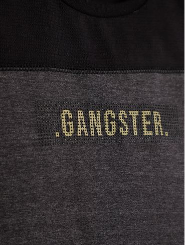 Camiseta Regata Gangster Infantil Para Menino - PRETO