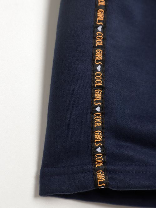 Short Moletinho Cargo Juvenil Para Menina - MARINHO