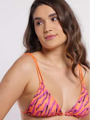Biquíni Top Cortininha Feminino LARANJA