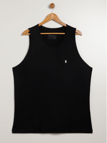 Camiseta Regata Plus Size Masculina PRETO