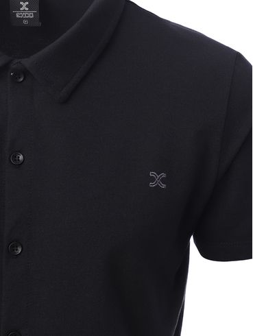Camisa Manga Curta Masculina PRETO