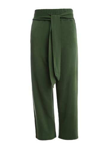 Calça Moletinho Pantacourt Feminina VERDE