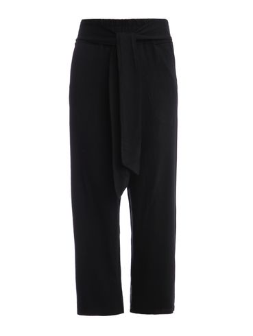 Calça Moletinho Pantacourt Feminina PRETO