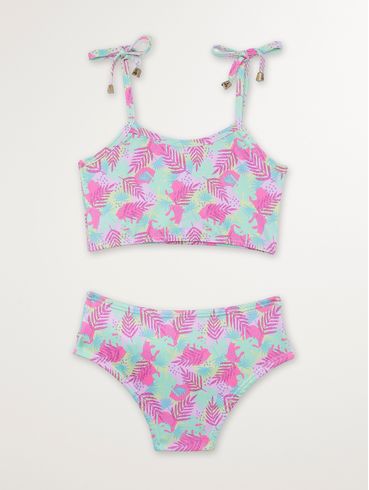 Biquíni Top Infantil Para Menina - ROSA