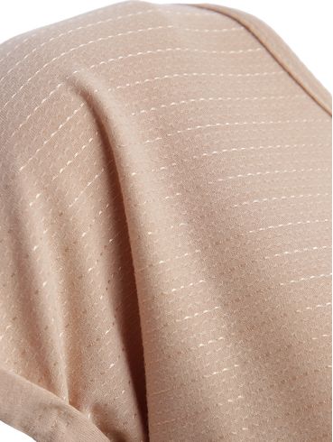 Blusa Manga Curta Feminina BEGE