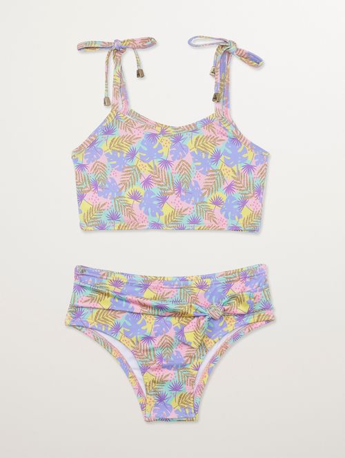 Biquíni Top Infantil Para Menina - LILAS