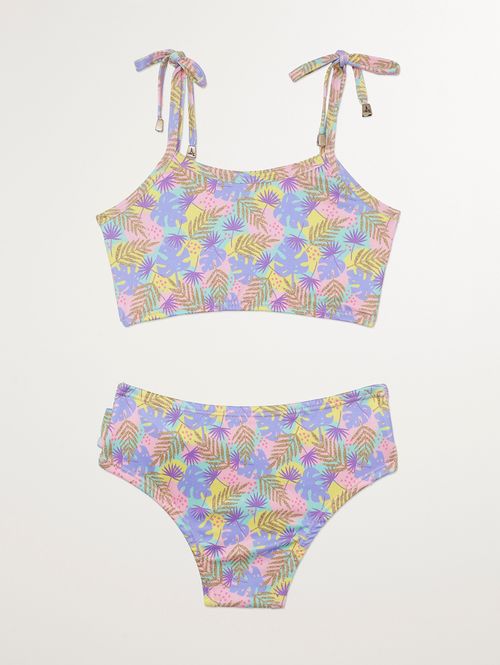 Biquíni Top Infantil Para Menina - LILAS