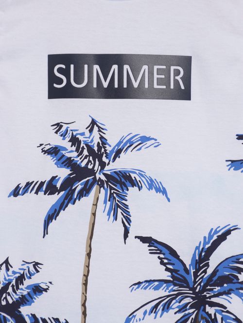 Camiseta Regata Infantil Para Menino - BRANCO