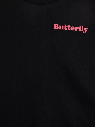 Blusa Manga Curta Juvenil Para Menina - PRETO