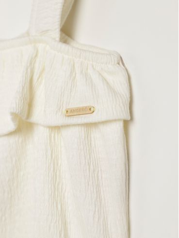 Conjunto Curto Infantil Para Menina - OFF WHITE