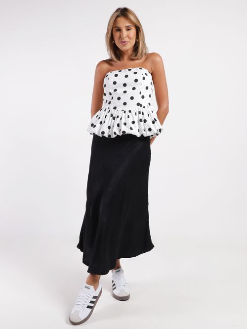 Blusa Poá Balonê Eagle Rock Feminina BRANCO