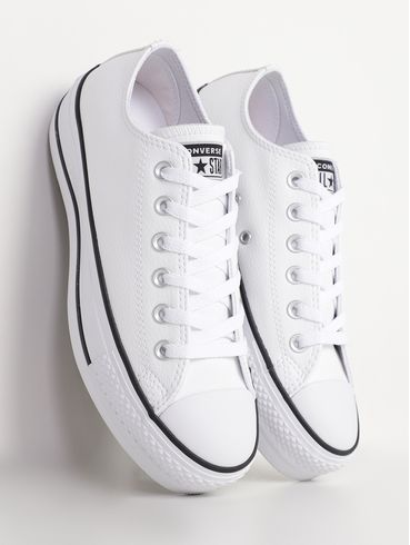 Tênis Casual Chuck Taylor Lift All Star Converse BRANCO/PRETO