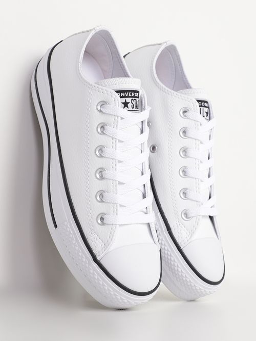 Tênis Casual Chuck Taylor Lift All Star Converse BRANCO/PRETO