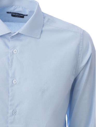 Camisa Slim Fit Eletrón Masculina AZUL CLARO