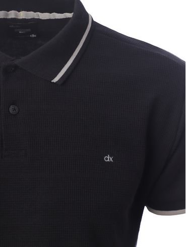 Polo Manga Curta Masculina PRETO